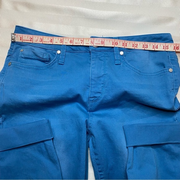 Seven7 Mid Rise Ankle Skinny Blue Jeans, Sz 10 EUC - Picture 6 of 11